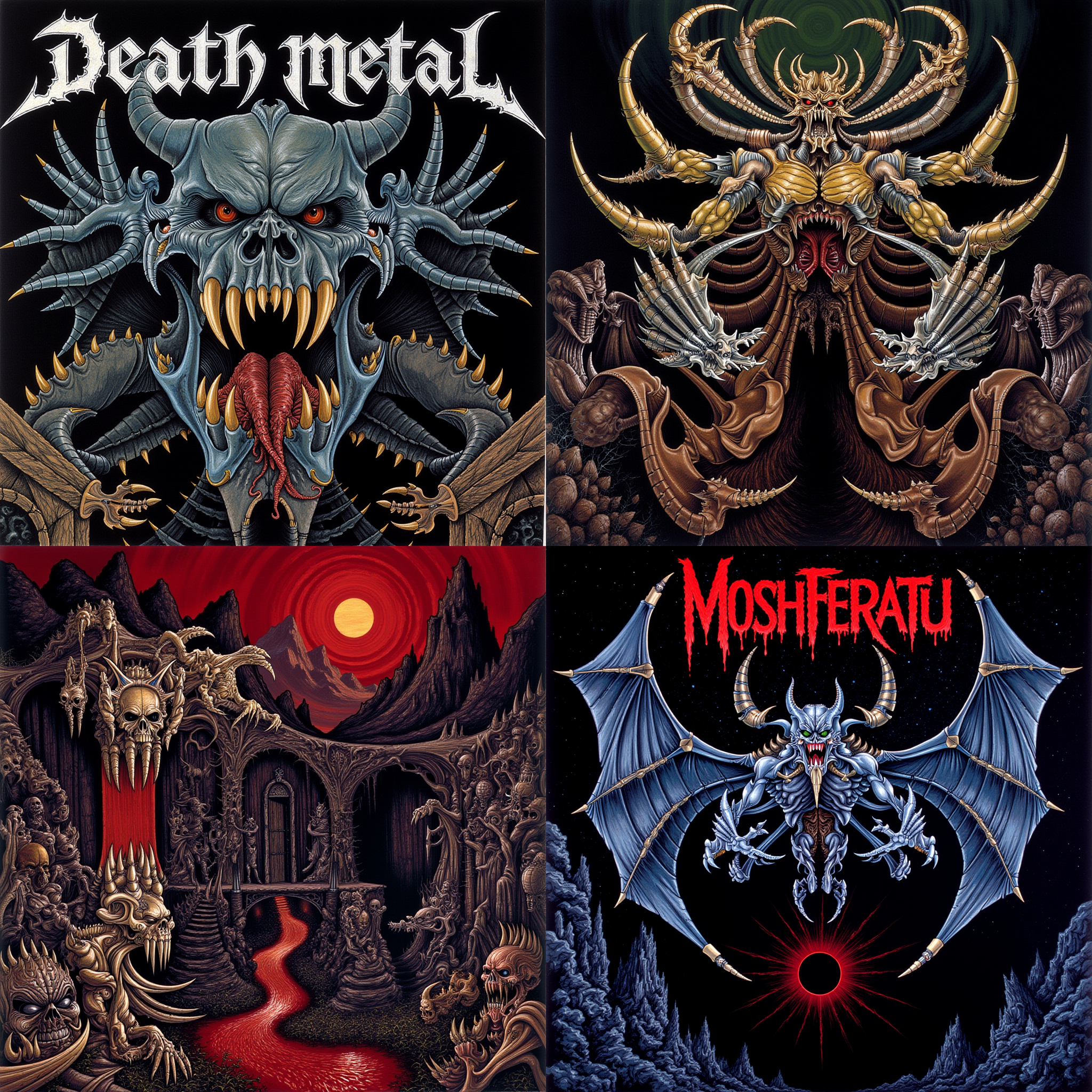 Dan Seagrave (Death Metal Album Cover Art)