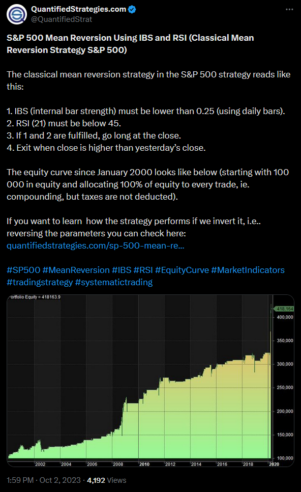 IBS + RSI Rules